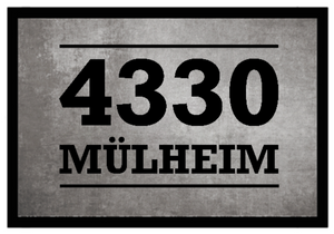 Fußmatte "4330 Mülheim"