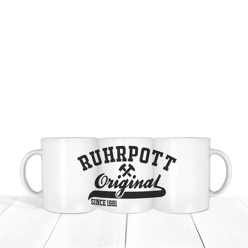 Ruhrpott Original Tasse mit deiner Jahreszahl.